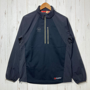 【Men's S ブラック系】 Mountain Gear Laboratory（マウンテンギア ラボラトリー） ケンロウ P.S. アノラック KENRO P.S. ANORAK ポーラテック ハーフジップ プルオーバー 中島健郎 ナイロン ウェア トップス アウ
