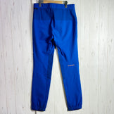 男士 Eiger Eisfeld Light SO 长裤，46 码，蓝色。这款尼龙软壳长裤是冬季下装的理想之选。产品代码：z00054161。