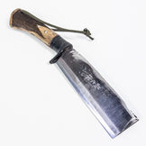 【150mm ブラック系】 晶之作（マサノ） 曲がり焚き火鉈 黒 両刃 キャンピングギア 刃物 ナタ z00052760 ナタ 刃物 キャンピングギア - 【公式】2ndGEAR（セカンドギア）Webショップ【登山用品・アウトドア用品専門 買取販売店】