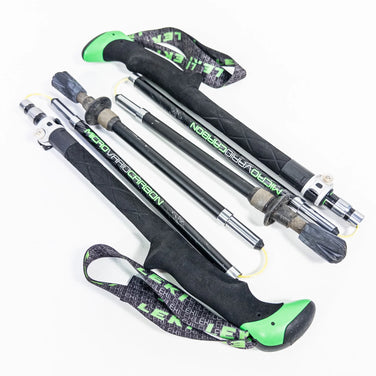 Leki Micro Vario Carbon AS 登山杖 (110-130cm，黑色) z00052659