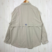【Men's L ベージュ系】 Columbia ( コロンビア ) バハマ 2 ロングスリーブ シャツ Bahama II L S Shirt PFGシリーズ ナイロン ウェア トップス インナー シャツ ロングスリーブシャツ 化繊 z00059488 化繊 ロ