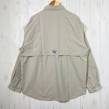 【Men's L ベージュ系】 Columbia ( コロンビア ) バハマ 2 ロングスリーブ シャツ Bahama II L S Shirt PFGシリーズ ナイロン ウェア トップス インナー シャツ ロングスリーブシャツ 化繊 z00059488  化繊 ロ - 0