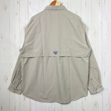 【Men's L ベージュ系】 Columbia ( コロンビア ) バハマ 2 ロングスリーブ シャツ Bahama II L S Shirt PFGシリーズ ナイロン ウェア トップス インナー シャツ ロングスリーブシャツ 化繊 z00059488  化繊 ロ
