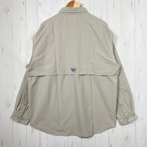【Men's L ベージュ系】 Columbia ( コロンビア ) バハマ 2 ロングスリーブ シャツ Bahama II L S Shirt PFGシリーズ ナイロン ウェア トップス インナー シャツ ロングスリーブシャツ 化繊 z00059488  化繊 ロ