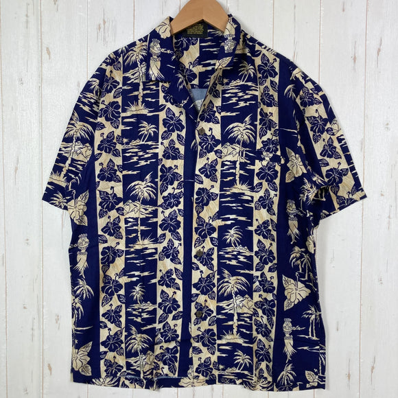 【Unisex M ネイビー系】 Paradice Bay（パラダイスベイ） アロハシャツ レーヨン ウェア トップス インナー シャツ ショートスリーブシャツ  z00055543   ショートスリーブシャツ インナー シャツ トップス ウェア