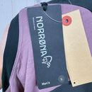 【Men's S パープル系】 Norrona ( ノローナ ) スキボトン イコライザー メリノ 3/4 Tシャツ メンズ Skibotn Equaliser Merino 3/4 T-Shirt Men's 4208-24 6749 Grape Shake z0-6