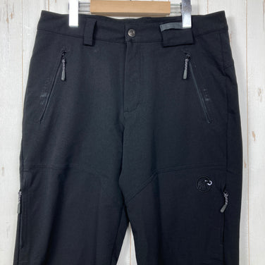 【Men's 48 ブラック系】 Mammut ( マムート ) バスク パンツ Bask Pants 冬季向け 厚手ソフトシェル ナイロン ウェア ボトムス ロングパンツ ソフトシェル z00060229  ソフトシェル ロングパンツ ボトムス ウェア