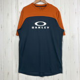 【Men's S オレンジ系】 Oakley ( オークリー ) フリーライド RC ショートスリーブ Free Ride RC Short Sleeve Ginger ポリエステル ウェア トップス インナー シャツ ショートスリーブTシャツ クルーネック 化繊