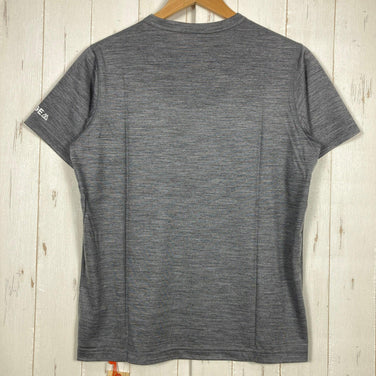 【Women's L グレー系】 Ridge Mountain Gear ( リッジマウンテンギア ) メリノ ベーシック ティー ショートスリーブ Merino Basic Tee Short Sleeve Heather Charcoal メリノウール ウェア ト