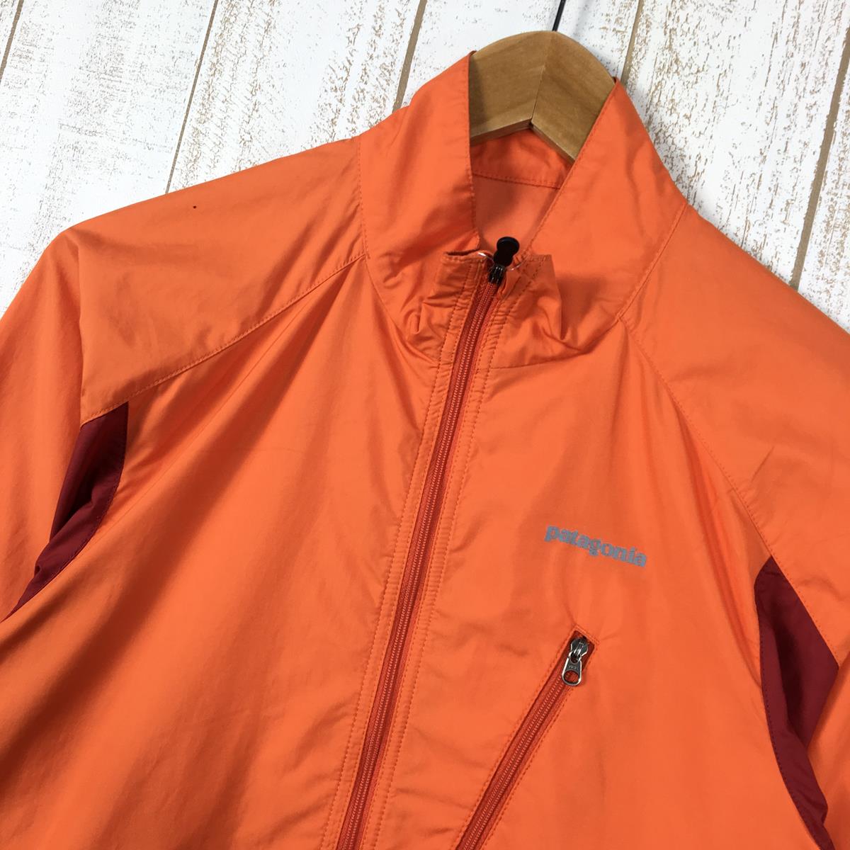 [Men's S Orange] Patagonia Velocity Shell Windshell Jacket Discontinued Model Hard to Find 24106 International Men's Sunrise Windshell Outerwear