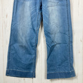 【Women's XS ブルー系】 Gramicci ( グラミチ ) デニム ファイブ ポケット ワイド パンツ Denim Five Pocket Wide Pants コットン ウェア ボトムス ロングパンツ コットン z00060523  コットン ロングパンツ