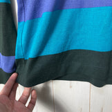 【Men's M ネイビー系】 Montbell ( モンベル ) ロングスリーブ ボーダー シャツ ウェア トップス インナー シャツ ロングスリーブシャツ 化繊 z00060630  化繊 ロングスリーブシャツ インナー シャツ トップス ウェア