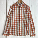 【Men's XS オレンジ系】 2013 Patagonia ( パタゴニア ) ロングスリーブ ゴーン アゲイン シャツ Long-Sleeved Gone Again Shirt TPD ナイロン ウェア トップス インナー シャツ ロングスリーブシャツ 化繊-1