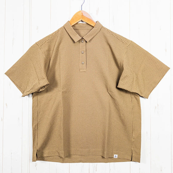 【Women's M ベージュ系】 Ridge Mountain Gear ( リッジマウンテンギア ) コンフィープルオーバー ショートスリーブシャツ Comfy Pullover Short Sleeve Shirt Coyote Tan ポリエステル ウェア トッ
