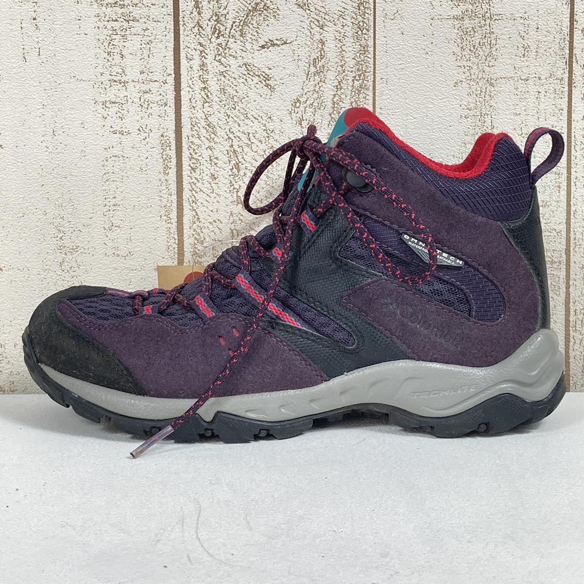 【女款22.5cm紫色系列】Columbia Sabre 3 Mid Omni-Tech徒步鞋登山鞋中帮靴子YL5447女式506徒步靴鞋类