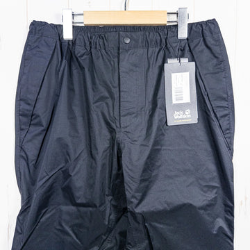 【Men's L ブラック系】 Jackwolfskin ( ジャックウルフスキン ) JP トレイル ヘッズ パンツ JP TRAILHEADZ PANTS ナイロン ウェア ボトムス ロングパンツ レインシェル z00053090  レインシェル ロングパンツ