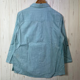 Jackwolfskin 翡翠湖衬衫，女款中号，蓝色，有机棉，长袖衬衫，棉质，z00054718