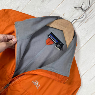 【Men's M オレンジ系】 2001 Patagonia ( パタゴニア ) ゼファー ジャケット Zephur Jacket Fiesta Orange/Dried Herb/Midgrey Heather/Rock（シェル／パネル／裏地／反射素材） 生産終了