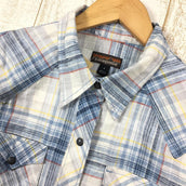 【Women's S ブルー系】Patagonia ( パタゴニア ) ウィメンズ ロングスリーブ ウエスタン スナップ シャツ W Long-Sleeved Western Snap Shirt 53350 International Women's 化繊 ロングスリーブシャツ インナー シャツ トップス ウェア - 【公式】2ndGEAR（セカンドギア）Webショップ【登山用品・アウトドア用品専門 買取販売店】