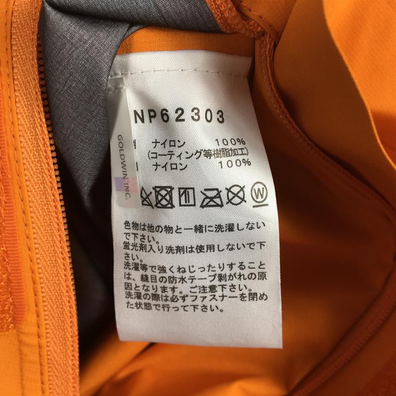 【男款M橙】The North Face Climb Light Jacket Gore-Tex 雨壳连帽衫 NP62303 亚洲男士雨壳外套