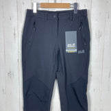 【Women's 36 ブラック系】 Jackwolfskin ( ジャックウルフスキン ) エキソライト マウンテン パンツ Exolight Mountain Pants Alpinschule Innsbruck（山岳ガイド団体） ナイロン ウェア ボトムス ロング