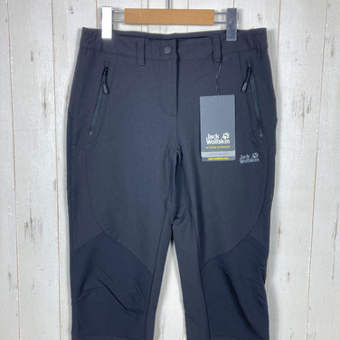 【Women's 36 ブラック系】 Jackwolfskin ( ジャックウルフスキン ) エキソライト マウンテン パンツ Exolight Mountain Pants Alpinschule Innsbruck（山岳ガイド団体） ナイロン ウェア ボトムス ロング