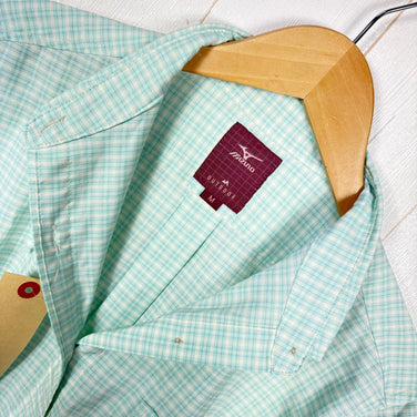 【Women's M グリーン系】 Mizuno ( ミズノ ) ロングスリーブ チェックシャツ ポリエステル ウェア トップス インナー シャツ ロングスリーブシャツ 化繊 z00055013  化繊 ロングスリーブシャツ インナー シャツ トップス ウェア