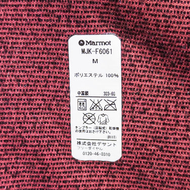 男士 M 红色 Marmot HeatNavi 半拉链连帽衫，涤纶，羊毛夹克，上衣，夹克，夹克，上衣，夹克......