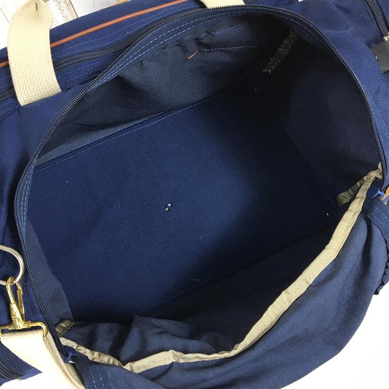 [OneSize Navy] Llbean 1990S 旅行波士顿包 Cordura 尼龙 x 皮革单肩包行李包复古难买腰包臀包