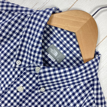 【Men's M ネイビー系】 The North Face ( ザ・ノースフェイス ) ロング スリーブ ヒデン バリー シャツ L/S Hidden Valley Shirt ナイロン ウェア トップス インナー シャツ ロングスリーブシャツ 化繊 z00054