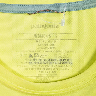 【Women's S イエロー系】 Patagonia ( パタゴニア ) ショートスリーブ メッシュ ティー ポリエステル ウェア トップス インナー シャツ ショートスリーブTシャツ クルーネック 化繊 z00052312 化繊 ショートスリーブTシャツ クルーネ - 【公式】2ndGEAR（セカンドギア）Webショップ【登山用品・アウトドア用品専門 買取販売店】