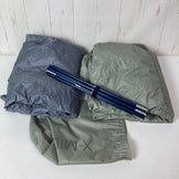 【OneSize グリーン系】 Durston ( ダーストン ) エックス ミッド 1 X-Mid 1 1人用 ダブルウォール トレッキングポールテント ポリエステル キャンピングギア テント 山岳テント z00060954  山岳テント テント キャンピングギア