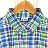 【Men's M ブルー系】 Columbia ( コロンビア ) ゴーマンブリッジ ショートスリーブ シャツ オムニドライ 速乾 PM7665 Men's 化繊 ショートスリーブシャツ インナー シャツ トップス ウェア - 【公式】2ndGEAR（セカンドギア）Webショップ【登山用品・アウトドア用品専門 買取販売店】
