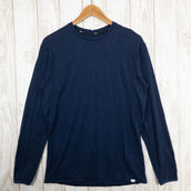 【Men's L ネイビー系】 Nanga ( ナンガ ) メリノウール インナー ロングスリーブ ティー Merino Wool Long Sleeve Tee メリノウール Asian Men's ウール ロングスリーブTシャツ クルーネック インナー シャツ - 【公式】2ndGEAR（セカンドギア）Webショップ【登山用品・アウトドア用品専門 買取販売店】