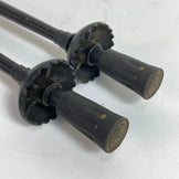 One Size Purple Kizaki Trekking Poles, 3-Section Walking Sticks, Set of 2, Aluminum, Trekking Poles, z00054186