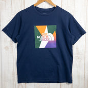 【Men's M ネイビー系】 The North Face ( ザ・ノースフェイス ) スクエア グラデーション ティー SQUARE GRADATION T ポリエステル ウェア トップス インナー シャツ ショートスリーブTシャツ クルーネック コットン z0 - 【公式】2ndGEAR（セカンドギア）Webショップ【登山用品・アウトドア用品専門 買取販売店】