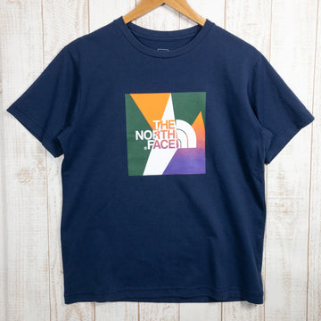 【Men's M ネイビー系】 The North Face ( ザ・ノースフェイス ) スクエア グラデーション ティー SQUARE GRADATION T ポリエステル ウェア トップス インナー シャツ ショートスリーブTシャツ クルーネック コットン z0 - 【公式】2ndGEAR（セカンドギア）Webショップ【登山用品・アウトドア用品専門 買取販売店】