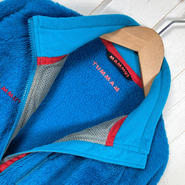 Mammut Thermal Pro Globalin 女款抓绒外套，小号，蓝色。聚酯纤维抓绒面料。采用 Polartec Thermal Pro 保暖科技。(z00054203)