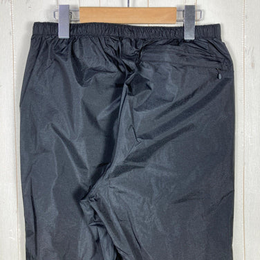 Men's Small Black Outdoor Research Helium Rain Pants, Nylon Rainwear Bottoms, Long Pants with Rain Shell (z00054471)