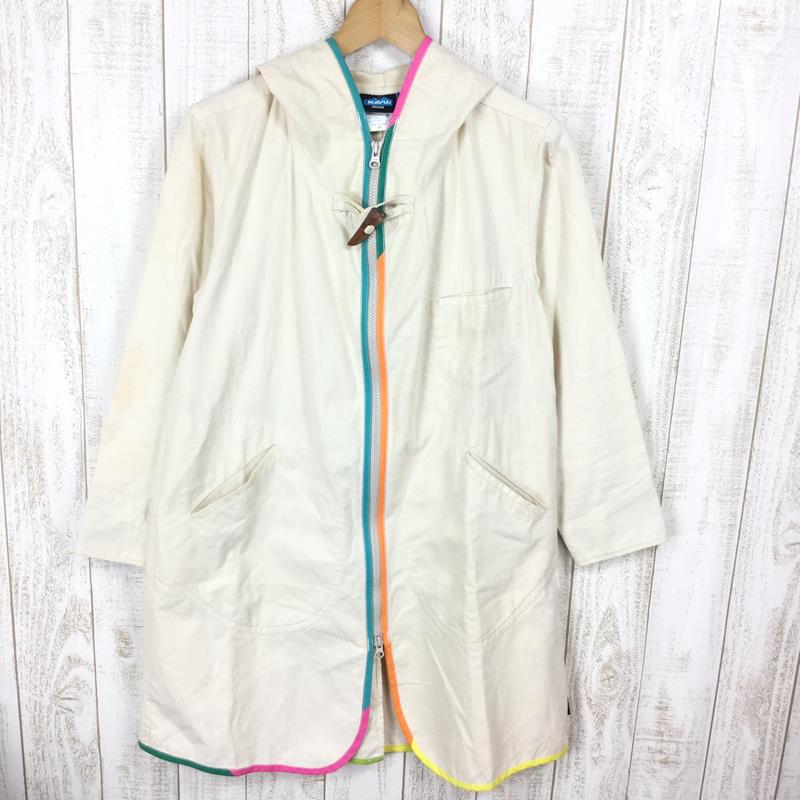 【Women's M アイボリー系】 Kavu ( カブー ) メロディー コート Melody Coat 麻 フーディ ジャケット パーカー 日本別注モデル Women's  コットン アウター ジャケット トップス ウェア