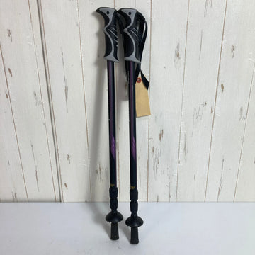 【OneSize パープル系】 Kizaki（キザキ） トレッキングポール 3段ステッキ 2本セット アルミ ポール ストック トレッキングポール z00054186  トレッキングポール ポール ストック
