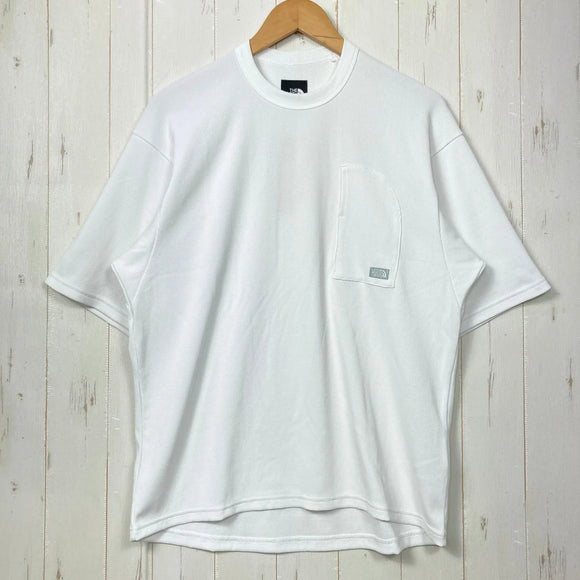 【Unisex S ホワイト系】 The North Face ( ザ・ノースフェイス ) ショート スリーブ エンライド ワッフル ティー Short Sleeve Enride Waffle Tee ポリエステル ウェア トップス インナー シャツ ショートスリー