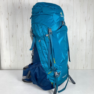 【Women's OneSize ブルー系】 Deuter ( ドイター ) エアーコンタクト プロ 65+15 SL Air Contact Pro 65+15 SL デニム / ミッドナイト ナイロン バッグ ストレージ バックパック 容量【55L～79L】 z0006005