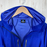 【Men's M ブルー系】 Finetrack ( ファイントラック ) ニュウモラップ フーディ Pneumo Wrap Hoody ポリエステル ウェア トップス アウター ジャケット ソフトシェル GORE-TEX Windstopper ( ゴアテックス