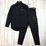 【Men's M ブラック系】フォートレス Fortress ベースプロ 1/4 ジップ Basepro 1/4 Zip + ベースプロ パンツ Basepro Pant 上下セット セットアップ 厳冬期 インサレーション ベースレイヤー International Men's 化繊 ロングスリーブTシャツ クルーネック インナー シャツ トップス ウェア - 【公式】2ndGEAR（セカンドギア）Webショップ【登山用品・アウトドア用品専門 買取販売店】