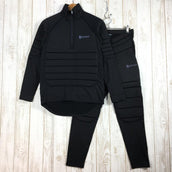 【Men's M ブラック系】フォートレス Fortress ベースプロ 1/4 ジップ Basepro 1/4 Zip + ベースプロ パンツ Basepro Pant 上下セット セットアップ 厳冬期 インサレーション ベースレイヤー International Men's 化繊 ロングスリーブTシャツ クルーネック インナー シャツ トップス ウェア - 【公式】2ndGEAR（セカンドギア）Webショップ【登山用品・アウトドア用品専門 買取販売店】