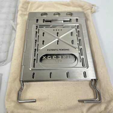 One Size Silver Firebox Freestyle Stove Stainless Steel Camping Gear Fire Pit (z00055482)