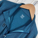 男士大号海军蓝 Millet KUHTAI II 羊毛拉链长袖衬衫，羊毛，上衣，内衣，长袖衬衫，羊毛，z00054170