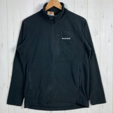 【Men's M ブラック系】 Montbell ( モンベル ) シャミース ジャケット Shammies Jacket ポリエステル ウェア トップス アウター ジャケット フリース z00054820  フリース アウター ジャケット トップス ウェア