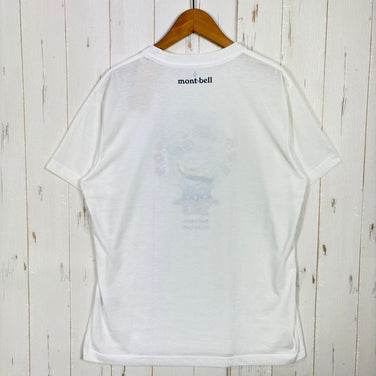 【Men's S ホワイト系】 Montbell ( モンベル ) ウイックロン ご当地 ティーシャツ 福岡県限定 ポリエステル ウェア トップス インナー シャツ ショートスリーブTシャツ クルーネック 化繊 z00061320  化繊 ショートスリーブTシャツ
